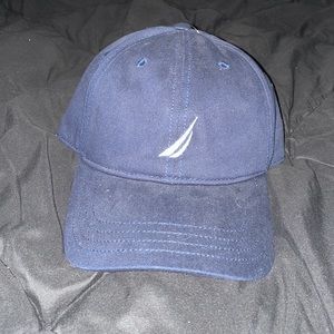 NWT Navy blue Nautica hat with white symbol